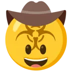 Gesicht mit Cowboyhut + Biogefährdung