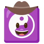 Gesicht mit Cowboyhut + Yin und Yang