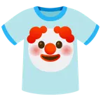 cara de payaso + camiseta
