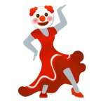 cara de payaso + zapato de tacón