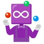 cara de payaso + infinito