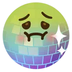 würgendes Gesicht + Discokugel