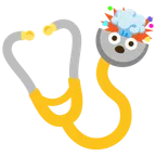eksplodująca głowa + stetoskop