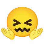 persona encogida de hombros + cara de frustración