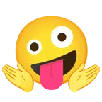 persona encogida de hombros + cara de loco