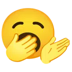 persona encogida de hombros + cara de bostezo