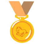 medaglia d’oro + cavallo
