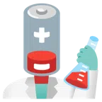 provetta + batteria scarica