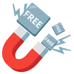 calamita + pulsante FREE