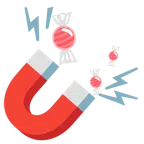 calamita + caramella