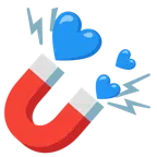 calamita + cuore blu