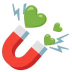 calamita + cuore verde