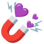calamita + cuore viola
