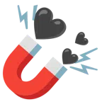 calamita + cuore nero