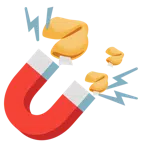 calamita + biscotto della fortuna