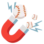 calamita + palla da baseball