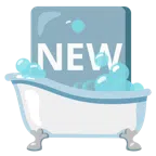 sabonete + botão "NEW"