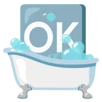 sabonete + botão OK