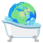 sabonete + globo mostrando Europa e África
