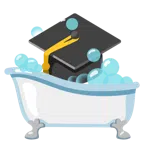 sabonete + chapéu de formatura