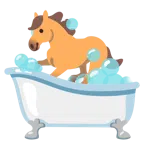 sabonete + cavalo