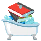 sabonete + livros