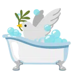 sabonete + pomba branca