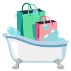 sabonete + sacolas de compras
