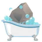 sabonete + pedra
