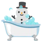 sabonete + boneco de neve sem neve