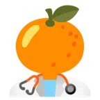 stetoscopio + mandarino