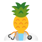 stetoscopio + ananas