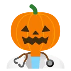 stetoscopio + zucca di Halloween