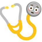 stetoscopio + faccina imbarazzata