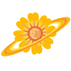 Ringplanet + gelbe Blüte