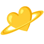 Ringplanet + gelbes Herz