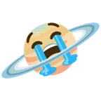 Ringplanet + heulendes Gesicht