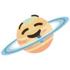 Ringplanet + sabberndes Gesicht