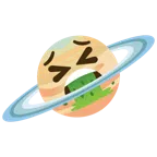 Ringplanet + kotzendes Gesicht
