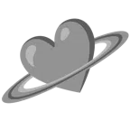 Ringplanet + graues Herz