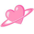 Ringplanet + pinkes Herz