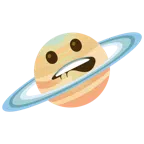 Ringplanet + auf Lippe beißen