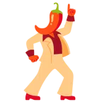 palla da discoteca + peperoncino