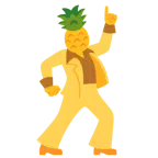 palla da discoteca + ananas