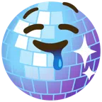 palla da discoteca + faccina che sbava