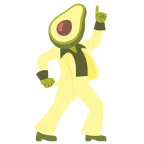 palla da discoteca + avocado