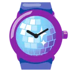 palla da discoteca + orologio