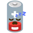 batteria scarica + faccina che dorme