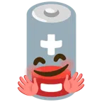 batteria scarica + faccina che abbraccia