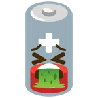 batteria scarica + faccina che vomita